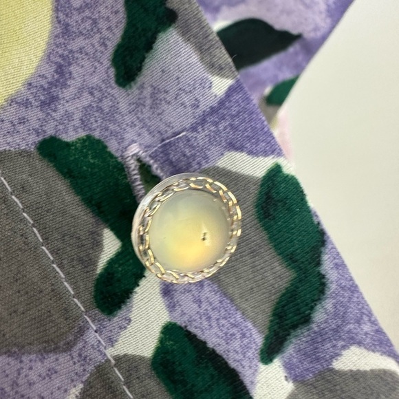 NWT Unique Vintage Purple and Yellow Floral Sleeveless Swing Dress Sz 3X - Picture 10 of 12